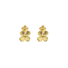 Brincos Boho Duas Flores