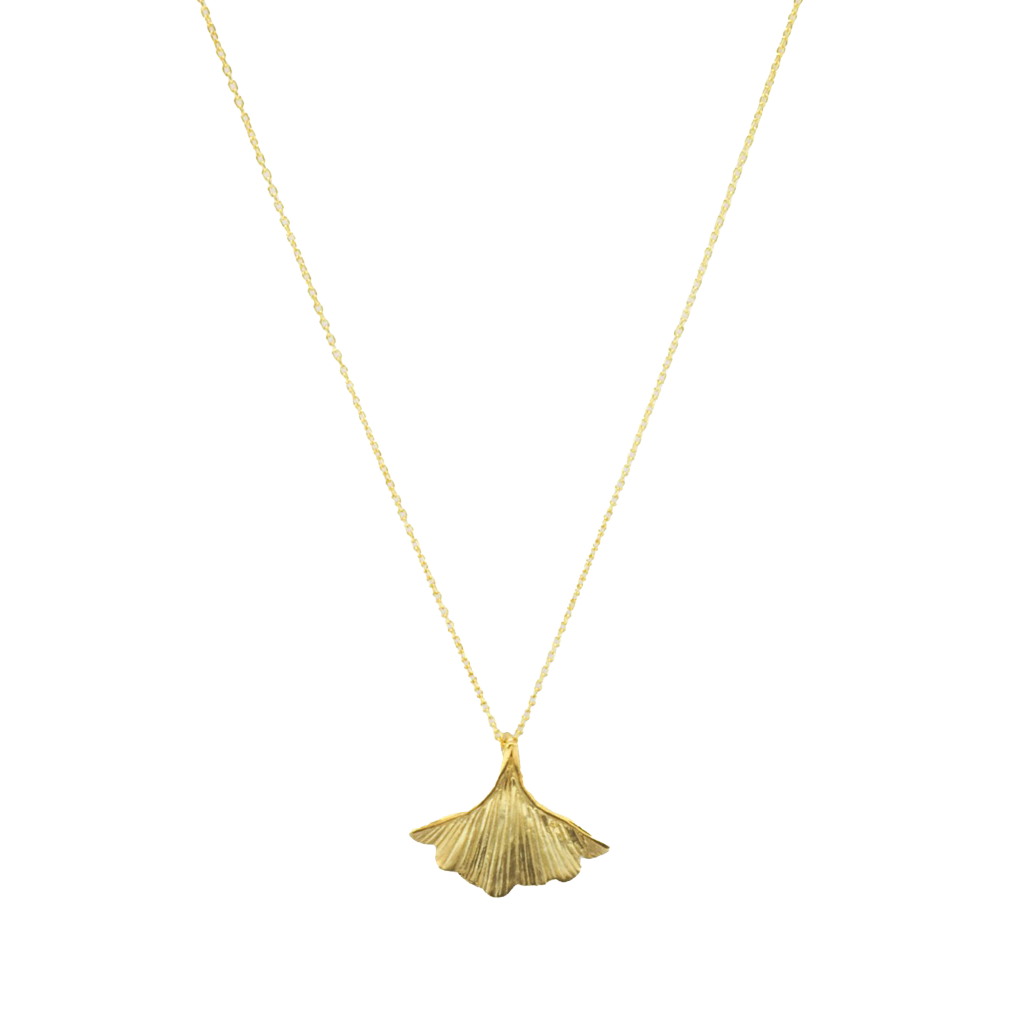 Colar Boho Ginkgo Biloba