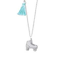 Colar Life Patim Prateado