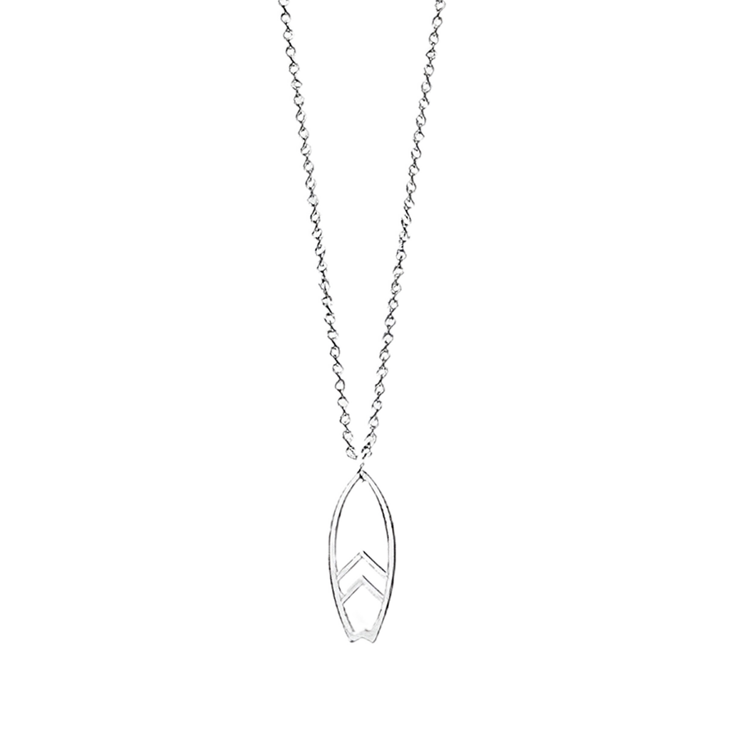 Colar Life Surf Prateado