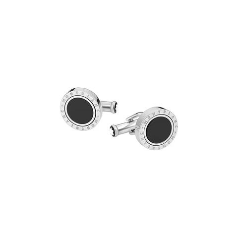 Botões de Punho Meisterstück Onyx Inlay