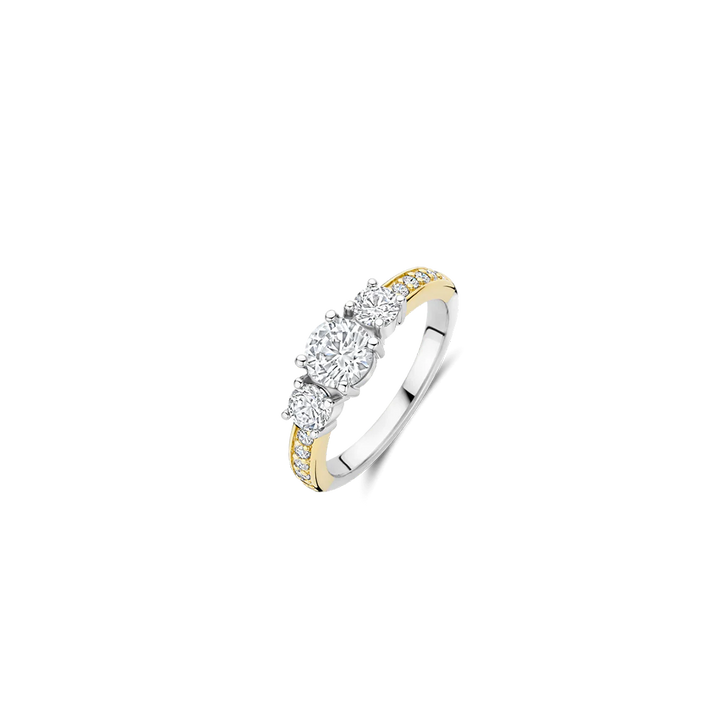 Anel Classic Triple Zirconia
