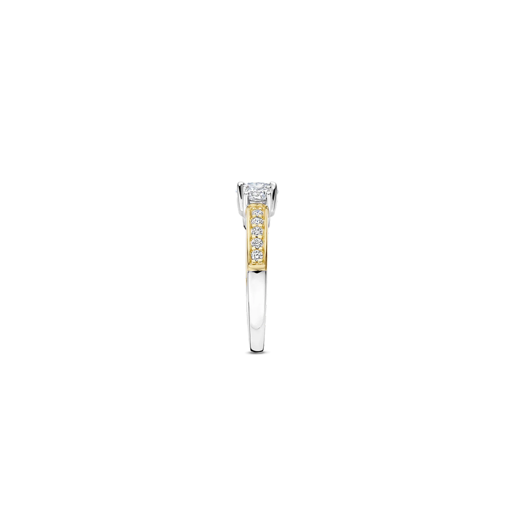 Anel Classic Triple Zirconia