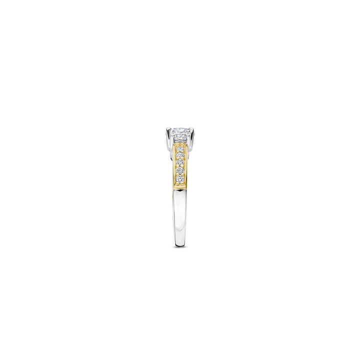 Anel Classic Triple Zirconia