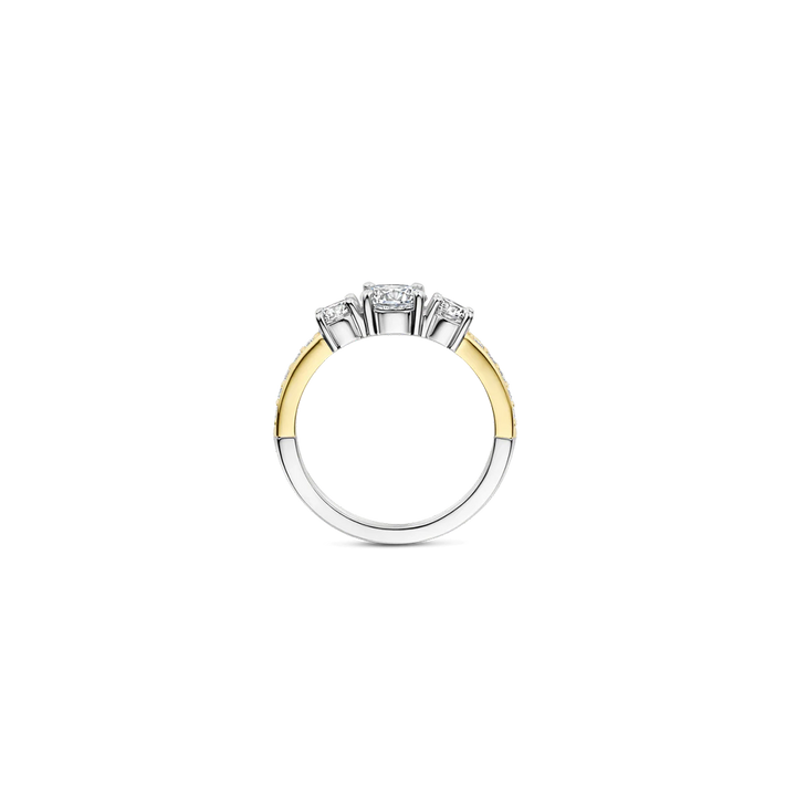 Anel Classic Triple Zirconia