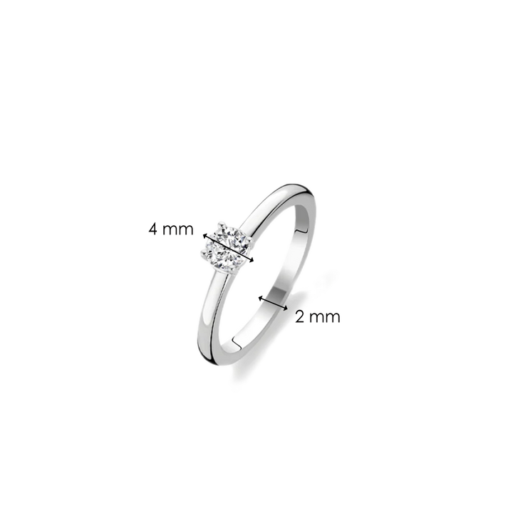 Anel Classic Zirconia 3mm