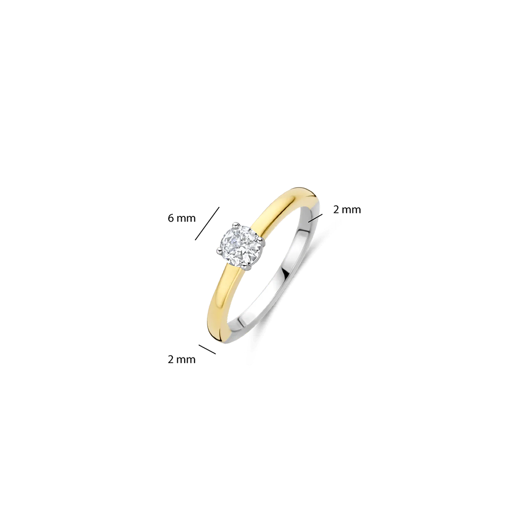 Anel Classic Zirconia 3mm