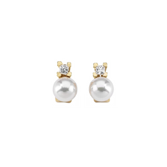 Brincos Selene Gold 10mm