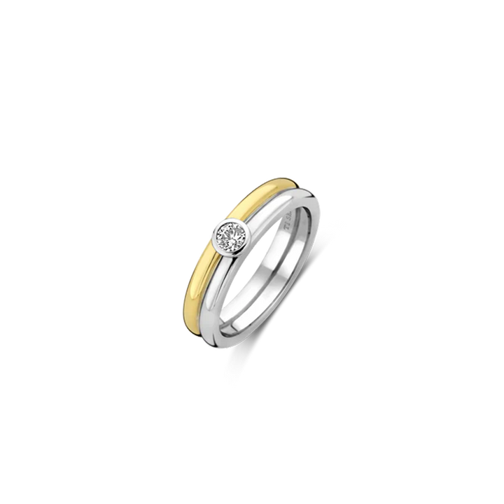 Anel Double with Stone