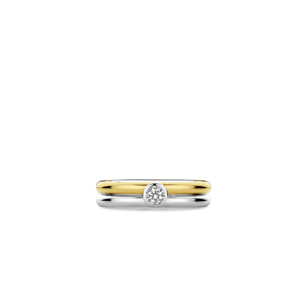 Anel Double with Stone