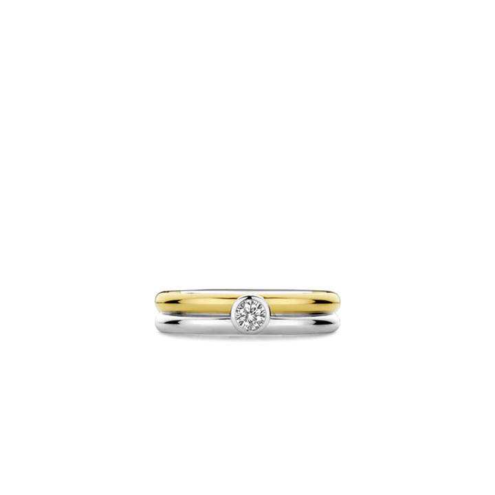 Anel Double with Stone