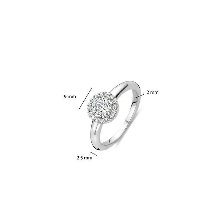 Anel Classic Zirconia Round