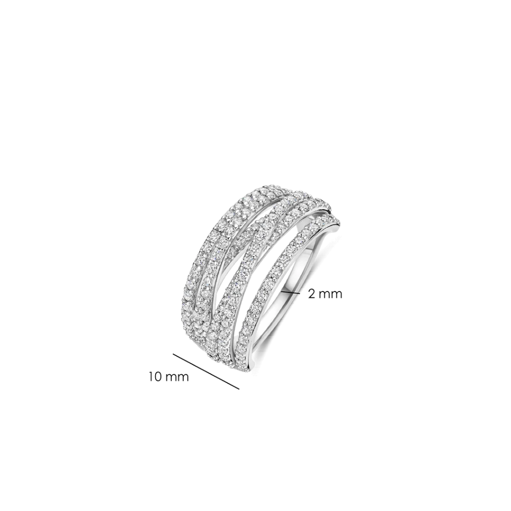 Anel Stardust Crossover Zirconia - M model