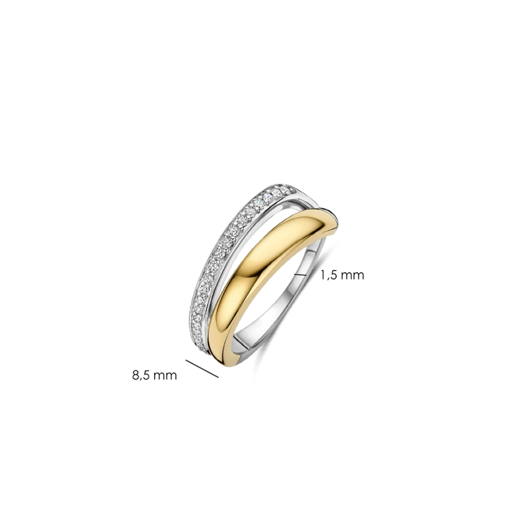 Anel Asymmetric Open Zirconia