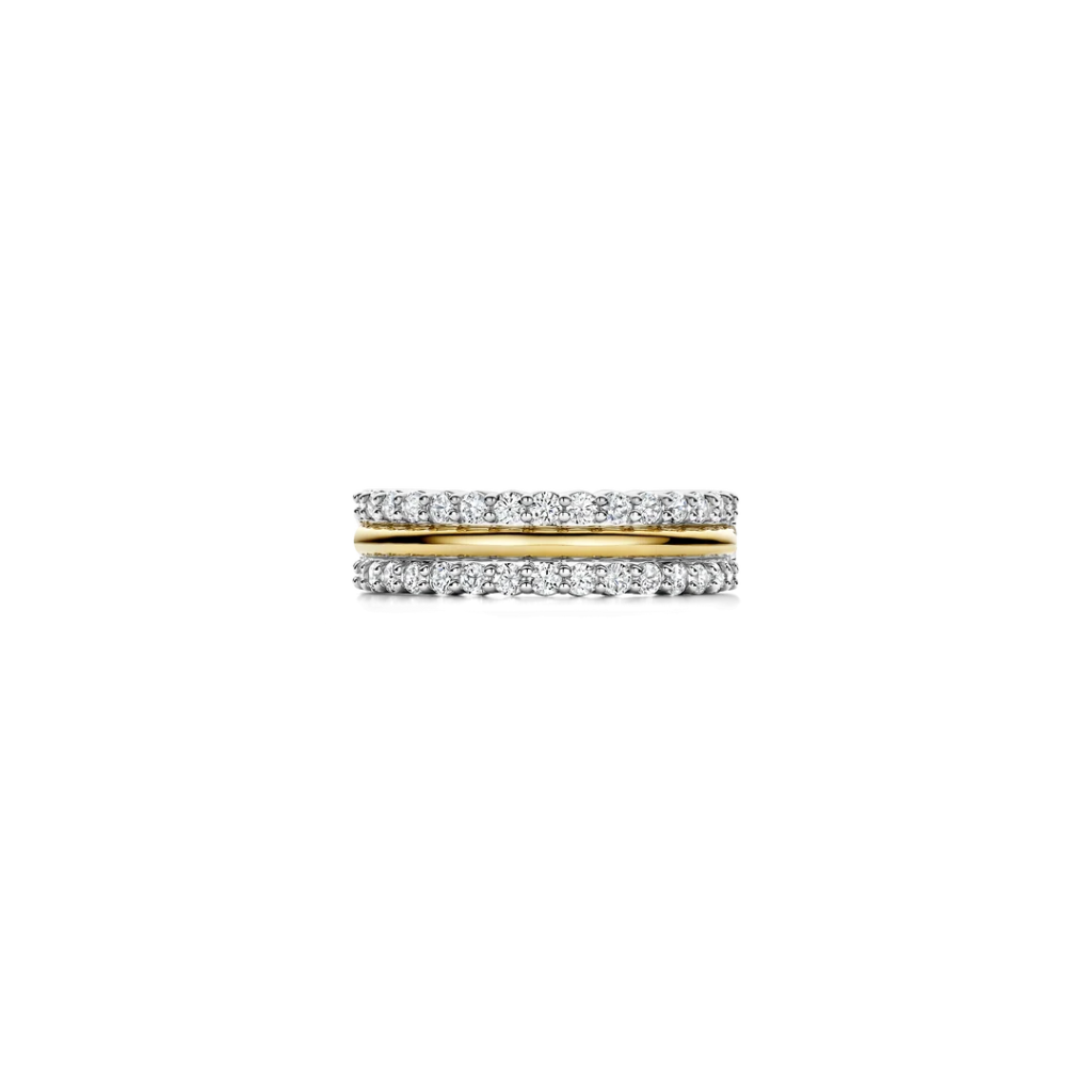 Anel Triple Zirconia