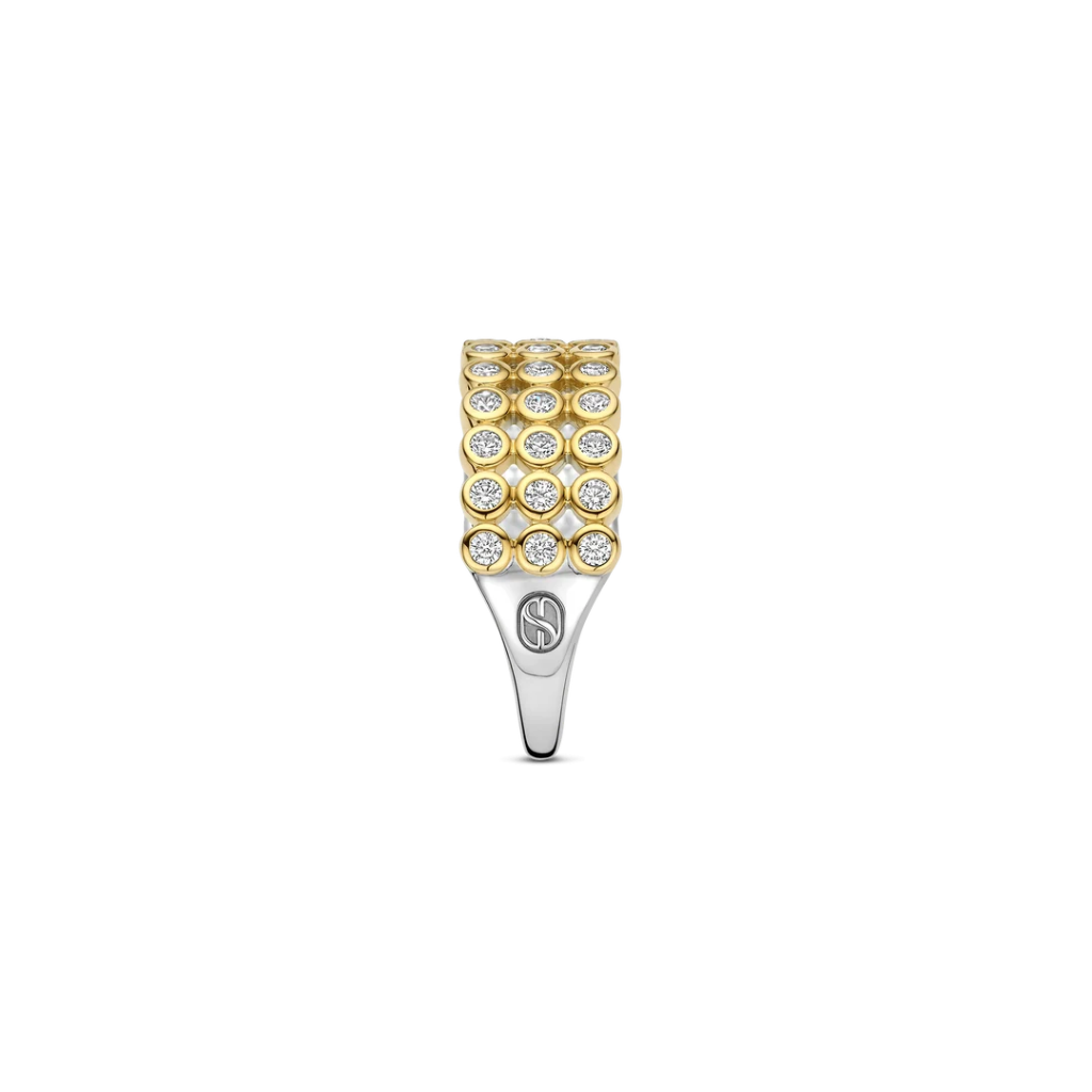 Anel Layered Round Zirconia
