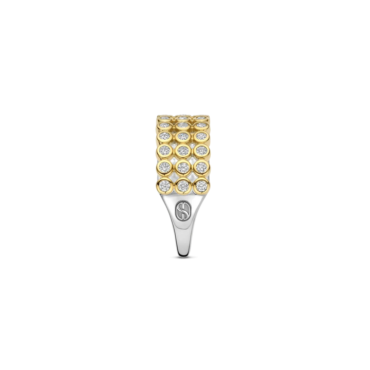 Anel Layered Round Zirconia