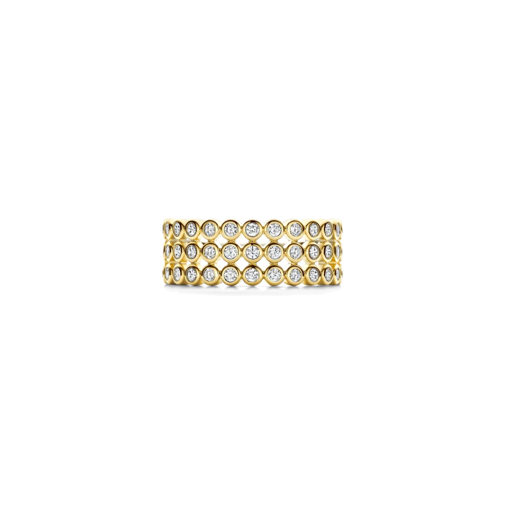 Anel Layered Round Zirconia