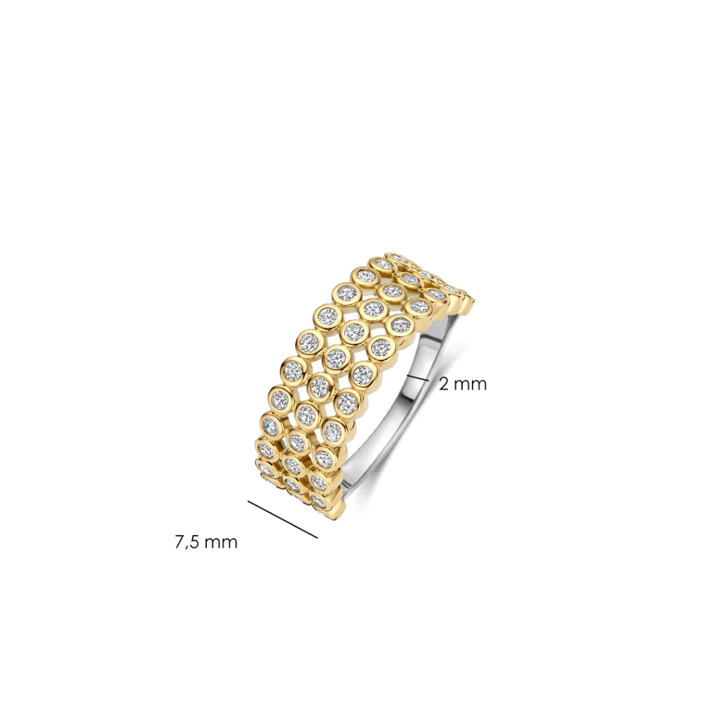 Anel Layered Round Zirconia