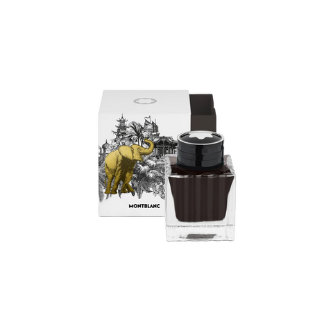 Frasco de Tinta 50ml Dark Brown Meisterstück Around the World in 80 Days