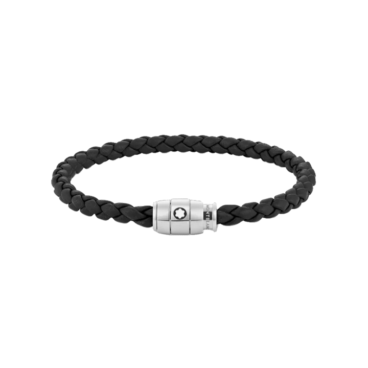 Pulseira 3 Rings Leather and Steel