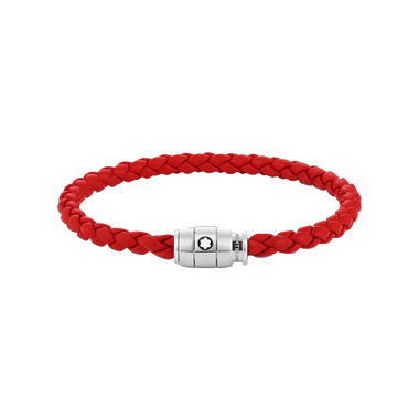 Pulseira 3 Rings Leather and Steel