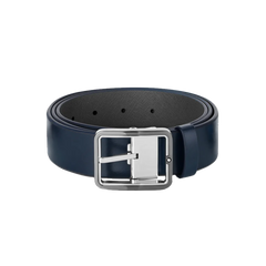 Cinto Reversível Azul e Cinzento de 35mm