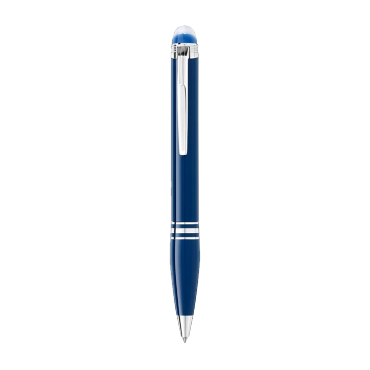 Caneta StarWalker Blue Planet Resin Ballpoint azul e prateada