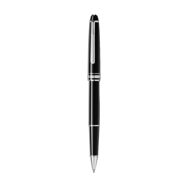 Caneta Meisterstück Platinum-Coated Classique Rollerball preto e prateada