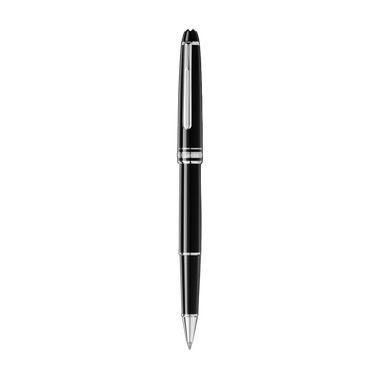 Caneta Meisterstück Platinum-Coated Classique Rollerball preto e prateada