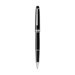 Caneta Meisterstück Platinum-Coated Classique Rollerball preto e prateada