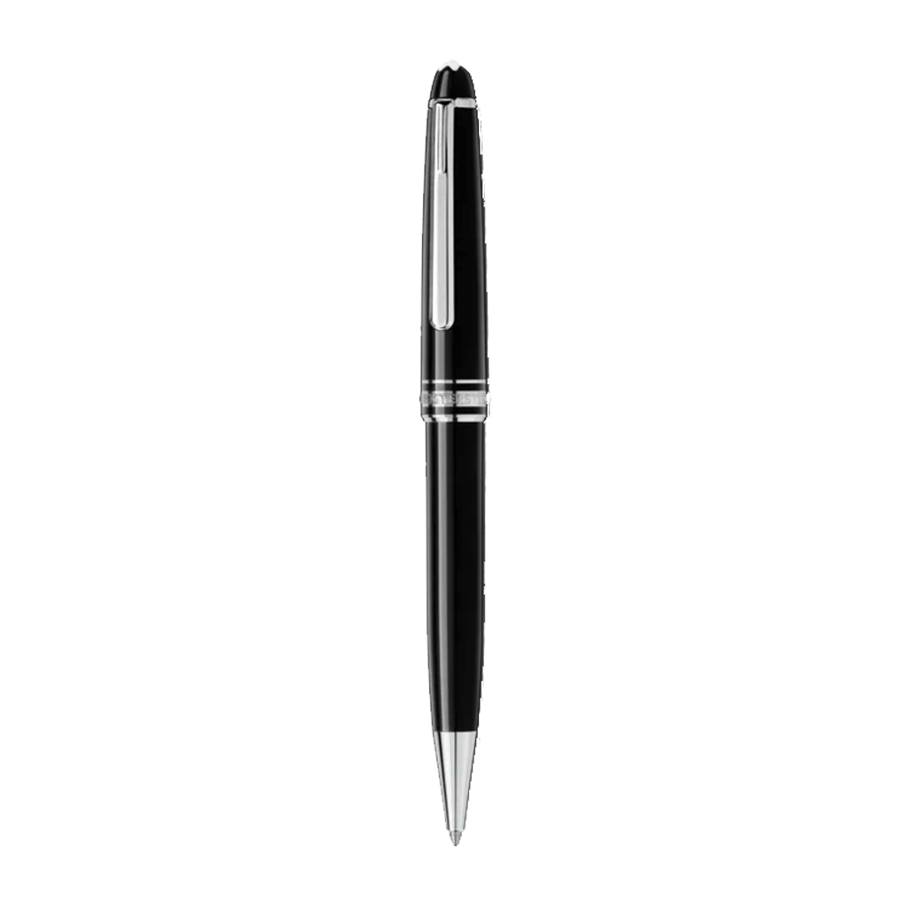 Caneta Meisterstück Rose Platinum-Coated Ballpoint preta e prateada