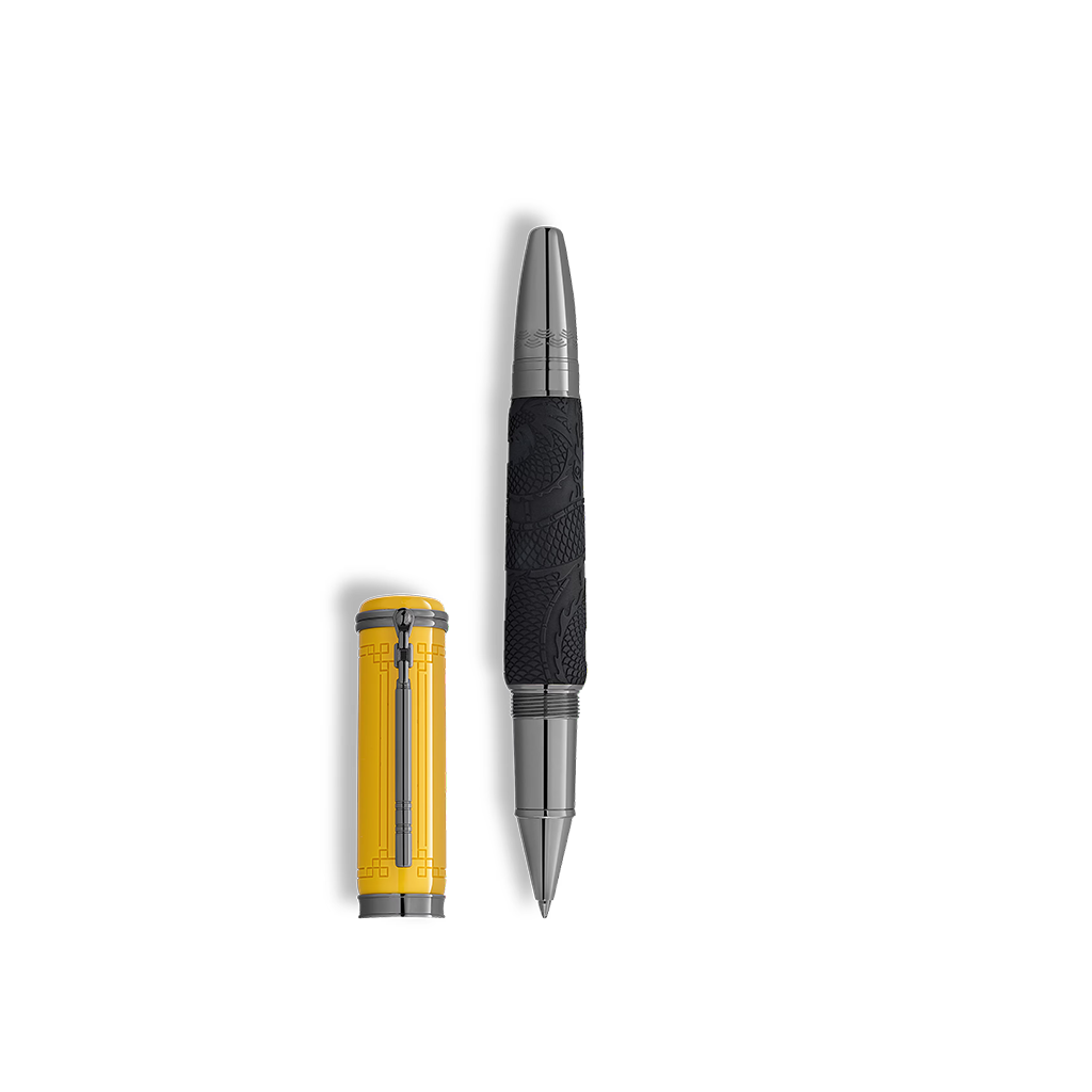 Caneta Great Characters Bruce Lee Special Edition Giallo Modena Rollerball