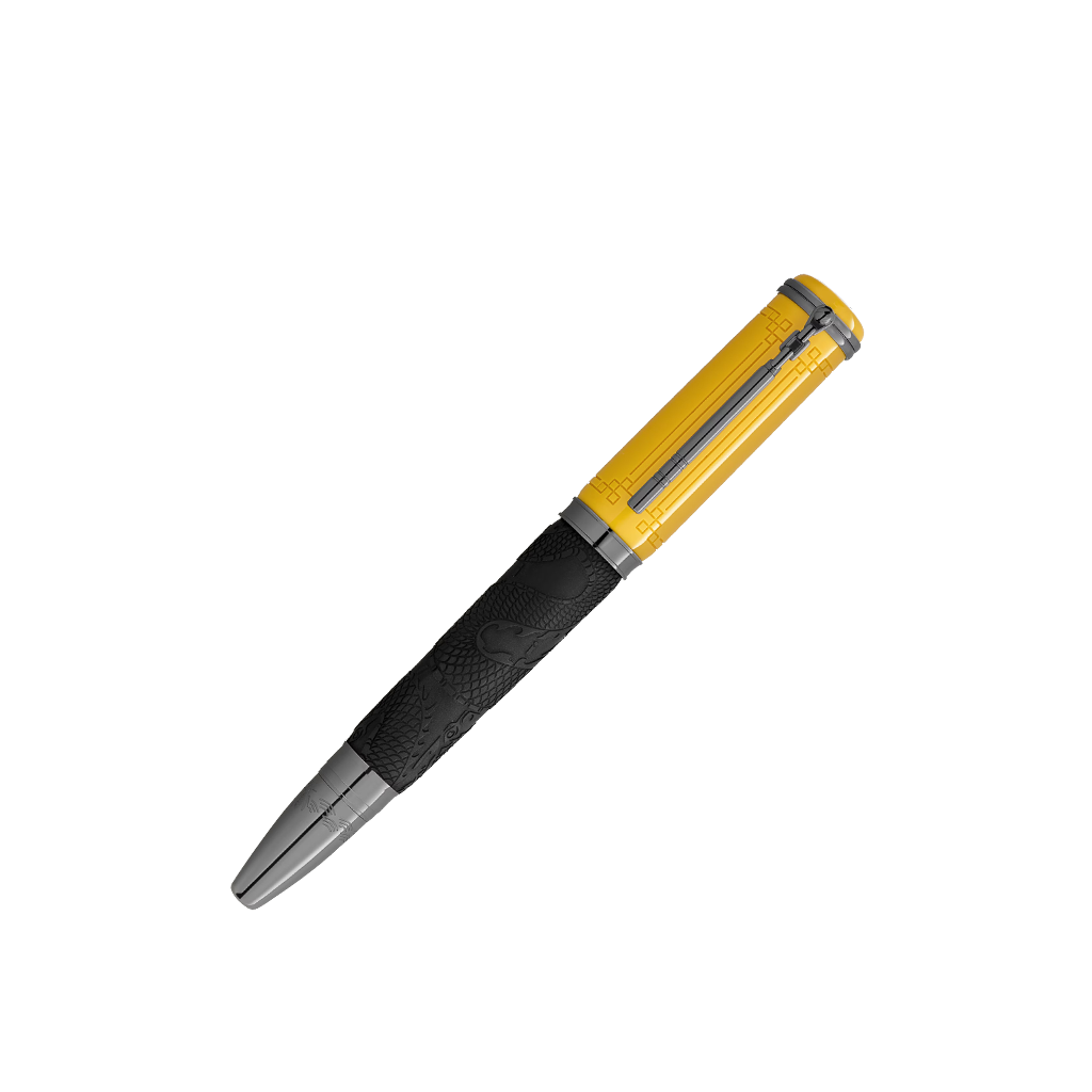 Caneta Great Characters Bruce Lee Special Edition Giallo Modena Rollerball