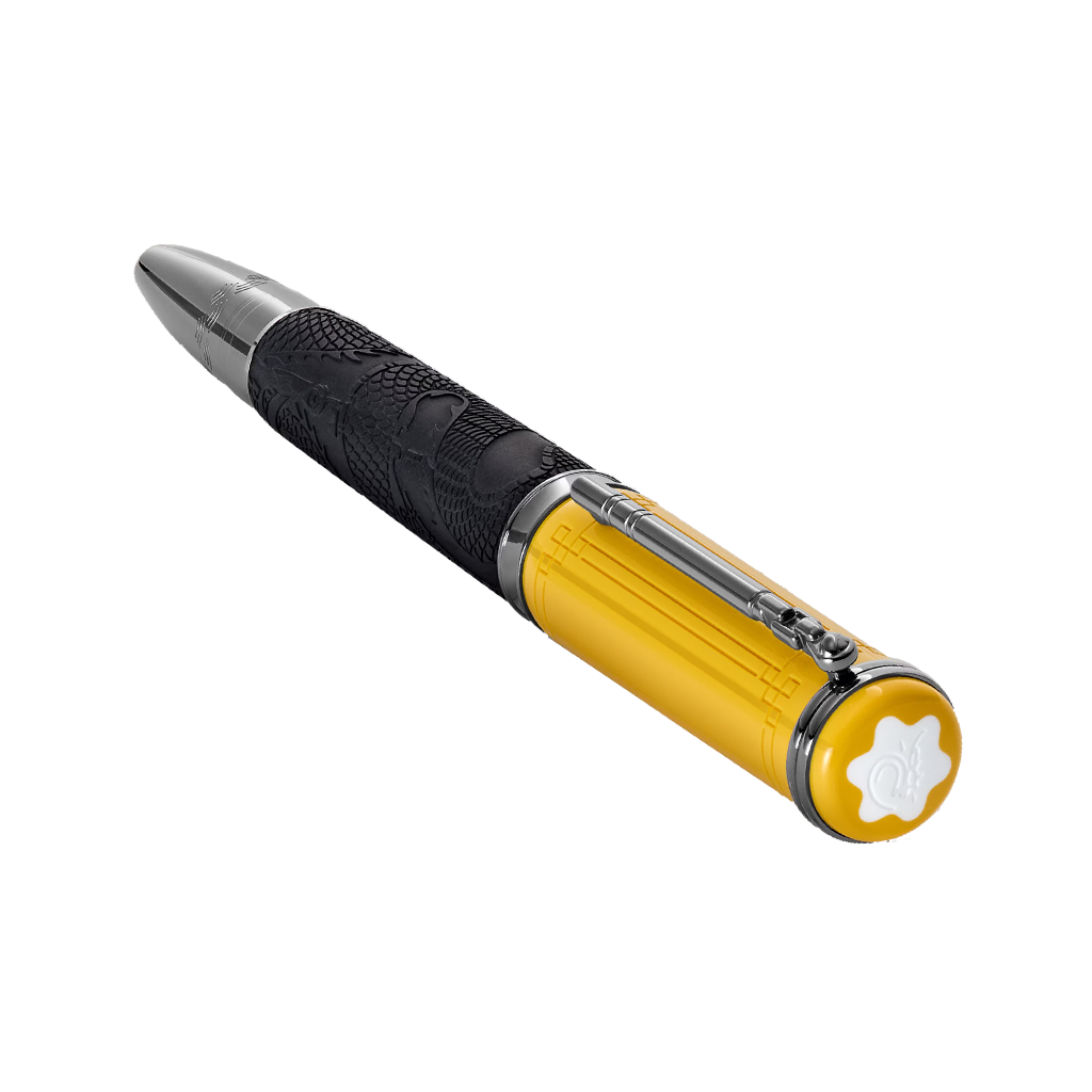Caneta Great Characters Bruce Lee Special Edition Giallo Modena Rollerball
