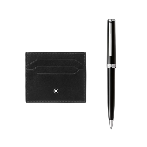 Conjunto Caneta PIX Ballpoint & Carteira Meisterstück