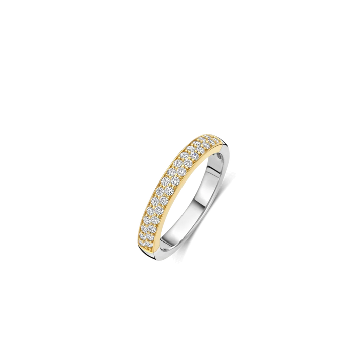 Anel Tennis Vermeil Gold 3mm