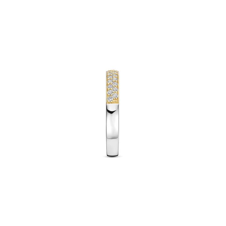 Anel Tennis Vermeil Gold 3mm