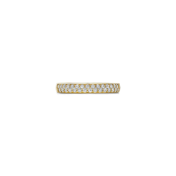 Anel Tennis Vermeil Gold 3mm