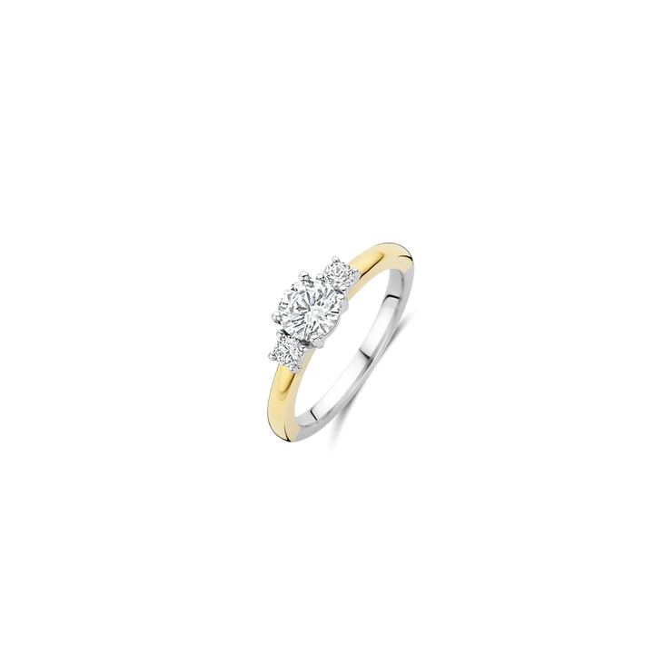 Anel Classic Triple Zirconia