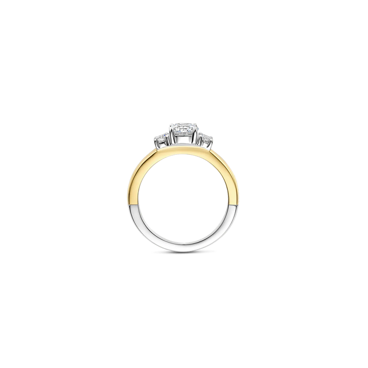 Anel Classic Triple Zirconia