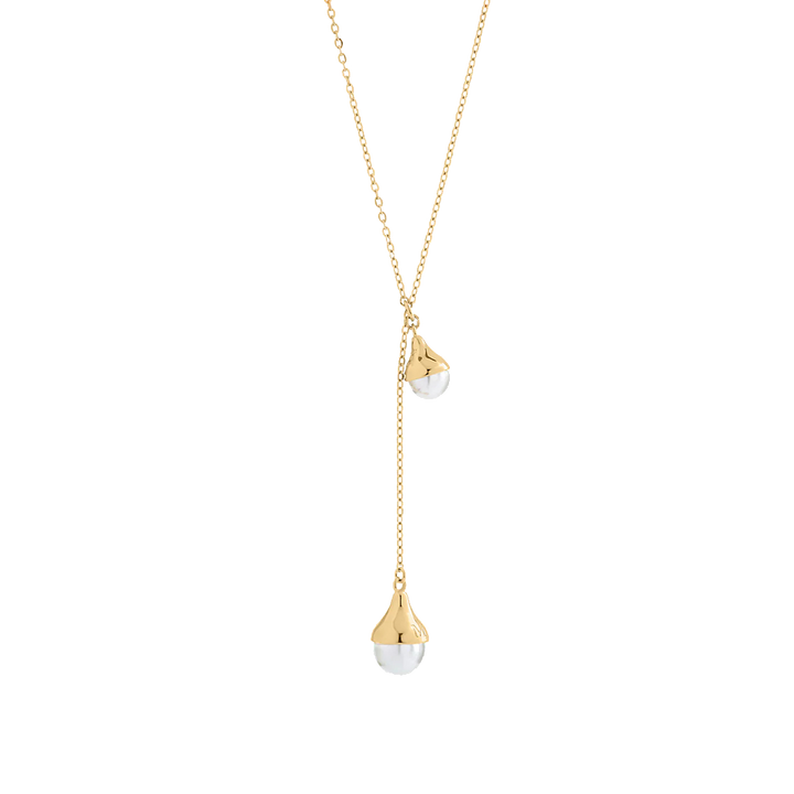 Colar Drop Gold 8-10mm