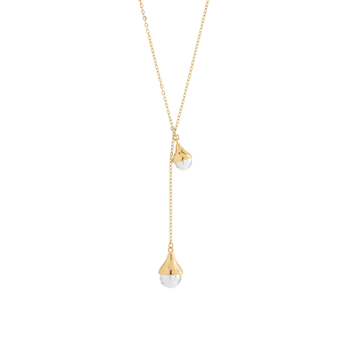 Colar Drop Gold 8-10mm