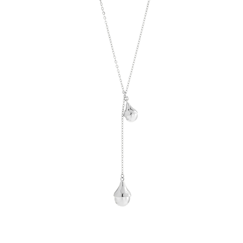 Colar Drop Silver 8-10mm