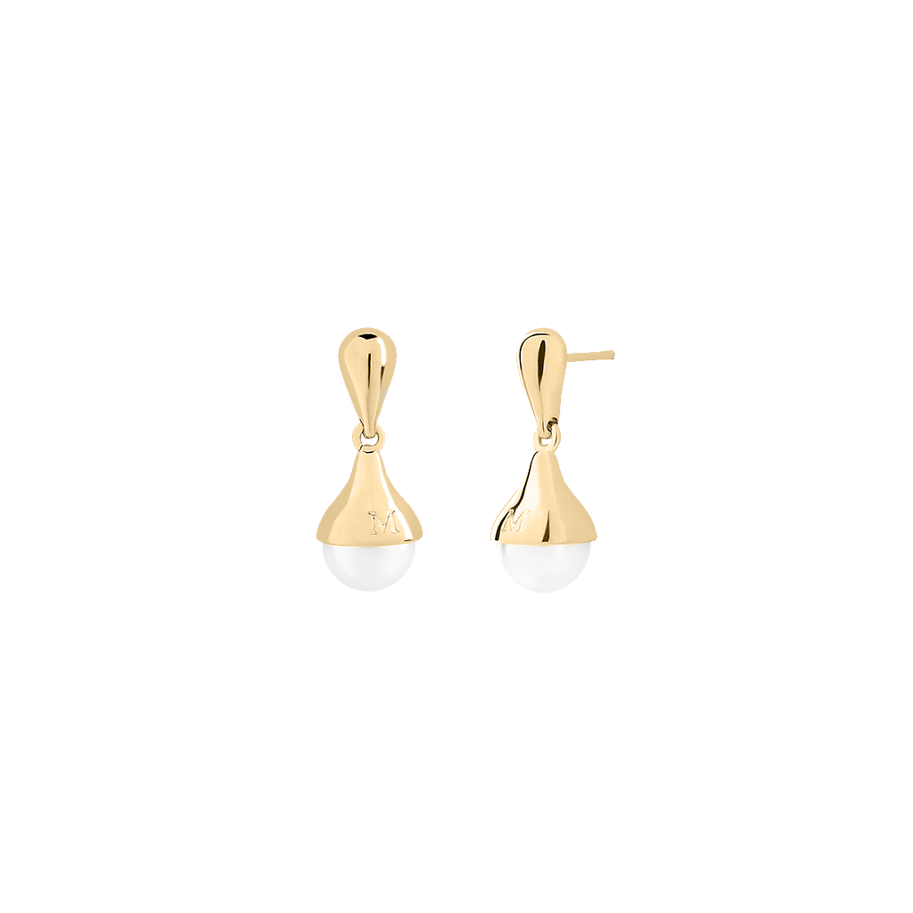 Brincos Drop Gold 8mm