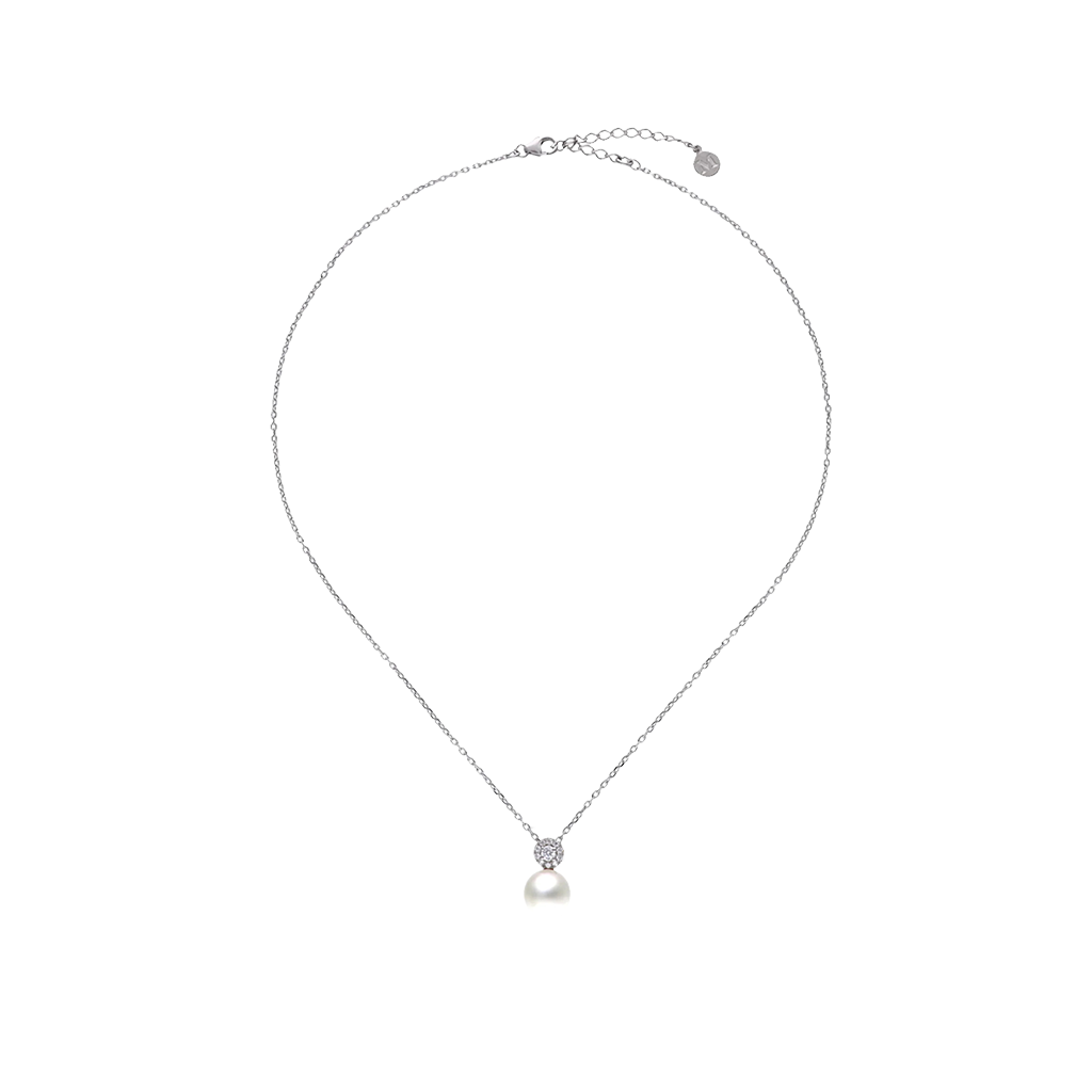 Colar Exquisite Rosette Silver 10mm