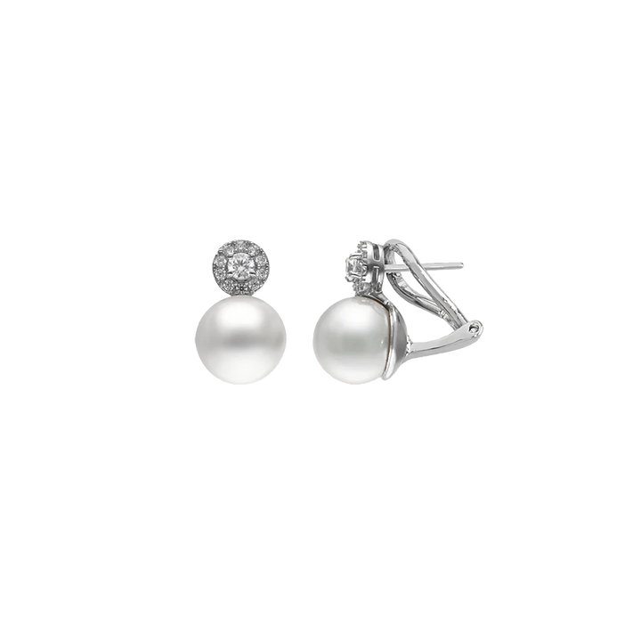 Brincos Exquisite Rosette Silver 10mm