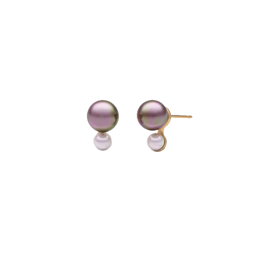 Brincos Pearls Duo Duet