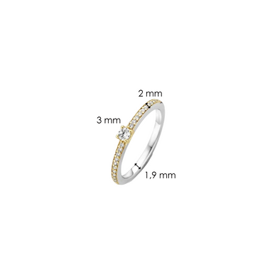 Anel Ti Sento - Milano Prata 925