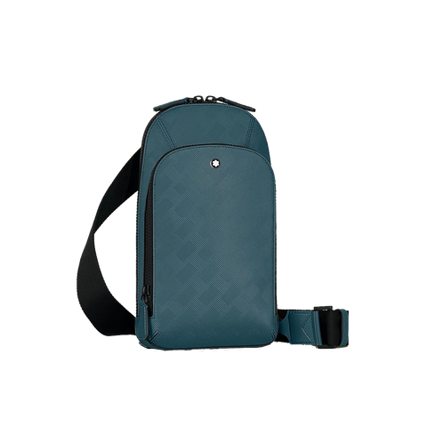 Mala Extreme 3.0 Sling azul com dois fechos vista de frente